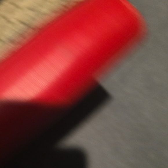 Gucci Red and Tan Clutch/Wallet with Gold Chain - Picture 7 of 8